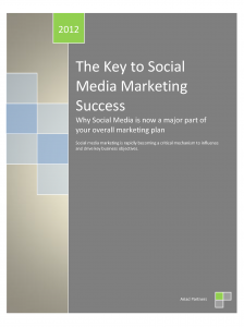 Social Media Success for Business Social Media Success for Business