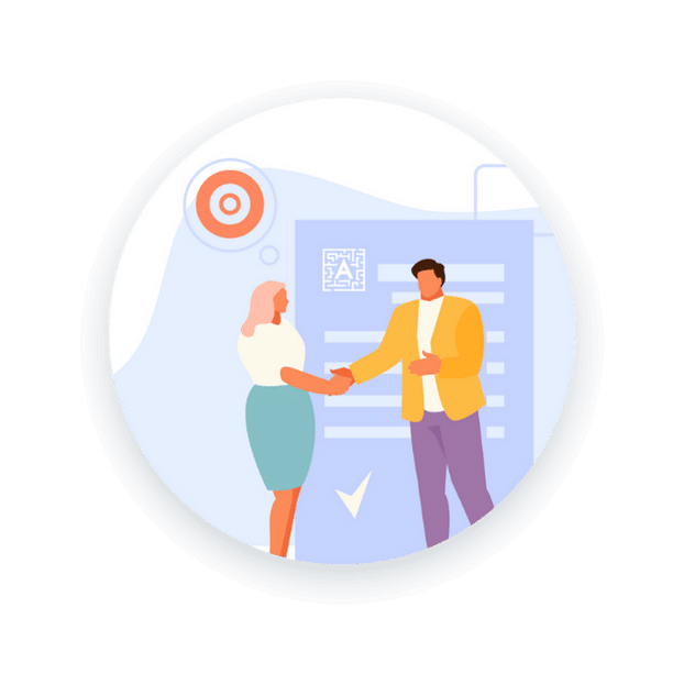 Ariad For Agencies Ariad For Agencies shaking hands with other teams