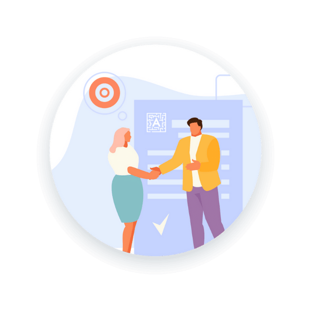 Ariad For Agencies Ariad For Agencies shaking hands with other teams