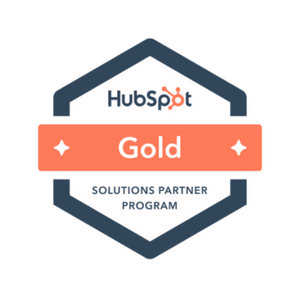 HubSpot Gold Solutions partner program badge HubSpot Gold Solutions partner program badge