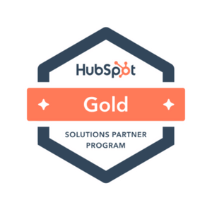 HubSpot Gold Solutions partner program badge HubSpot Gold Solutions partner program badge