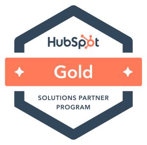 HubSpot Gold Solutions partner program badge HubSpot Partner Onboarding Gold Solutions