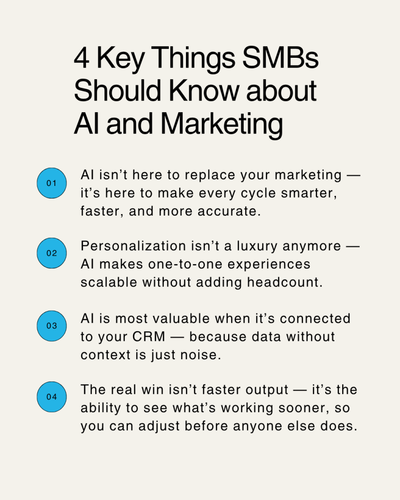 four key things SMBs should know about AI marketing