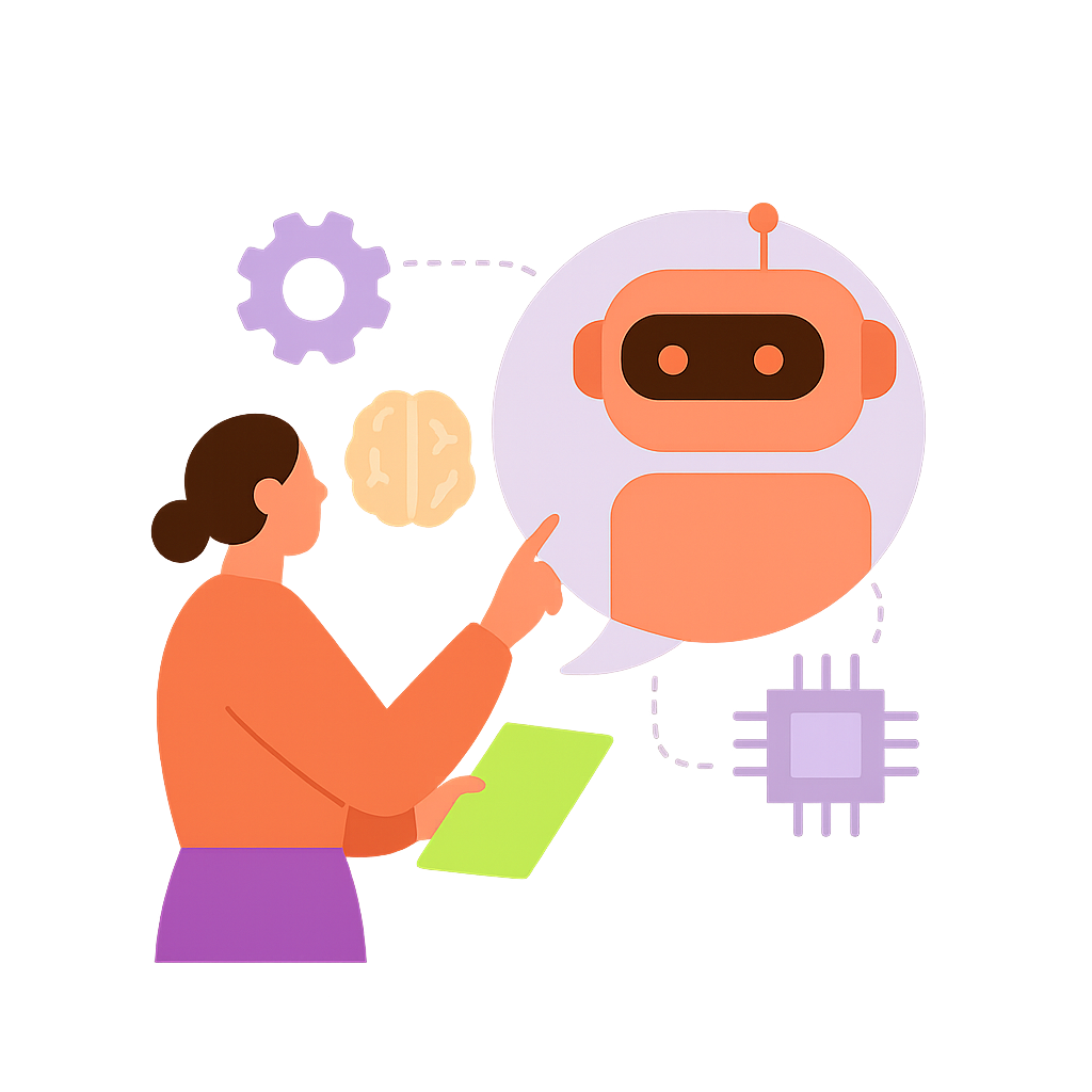 AI Marketing Illustration
