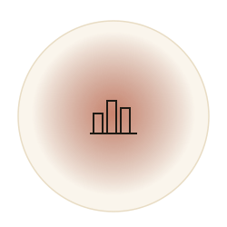 Marketing analytics icon representing Ariad Partners' performance tracking, attribution, and reporting services for B2B inbound marketing.